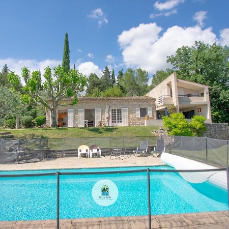 Villa Le Mas De L'Ormeau, 130M2 Piscine, Parc, 8Pers Seillans Exterior foto